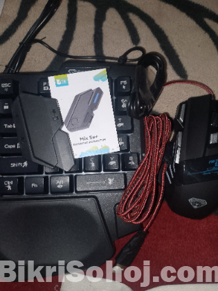 Mobile gaming combo: keyboard mouse etc, Ek-e Sathe sob